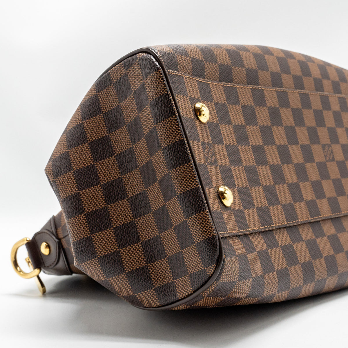 LOUIS VUITTON TREVI GM HANDBAG DAMIER EBENE GHW