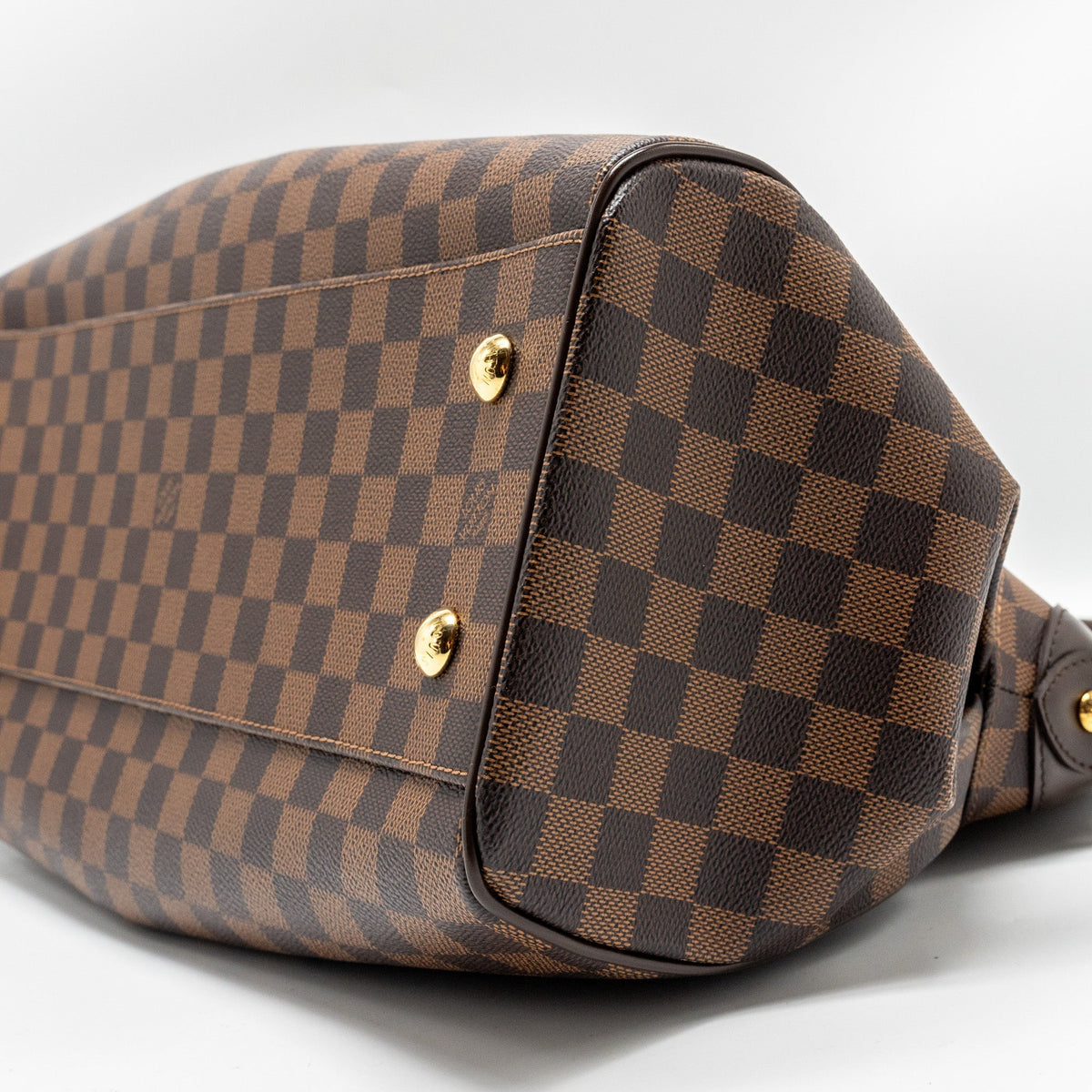 LOUIS VUITTON TREVI GM HANDBAG DAMIER EBENE GHW