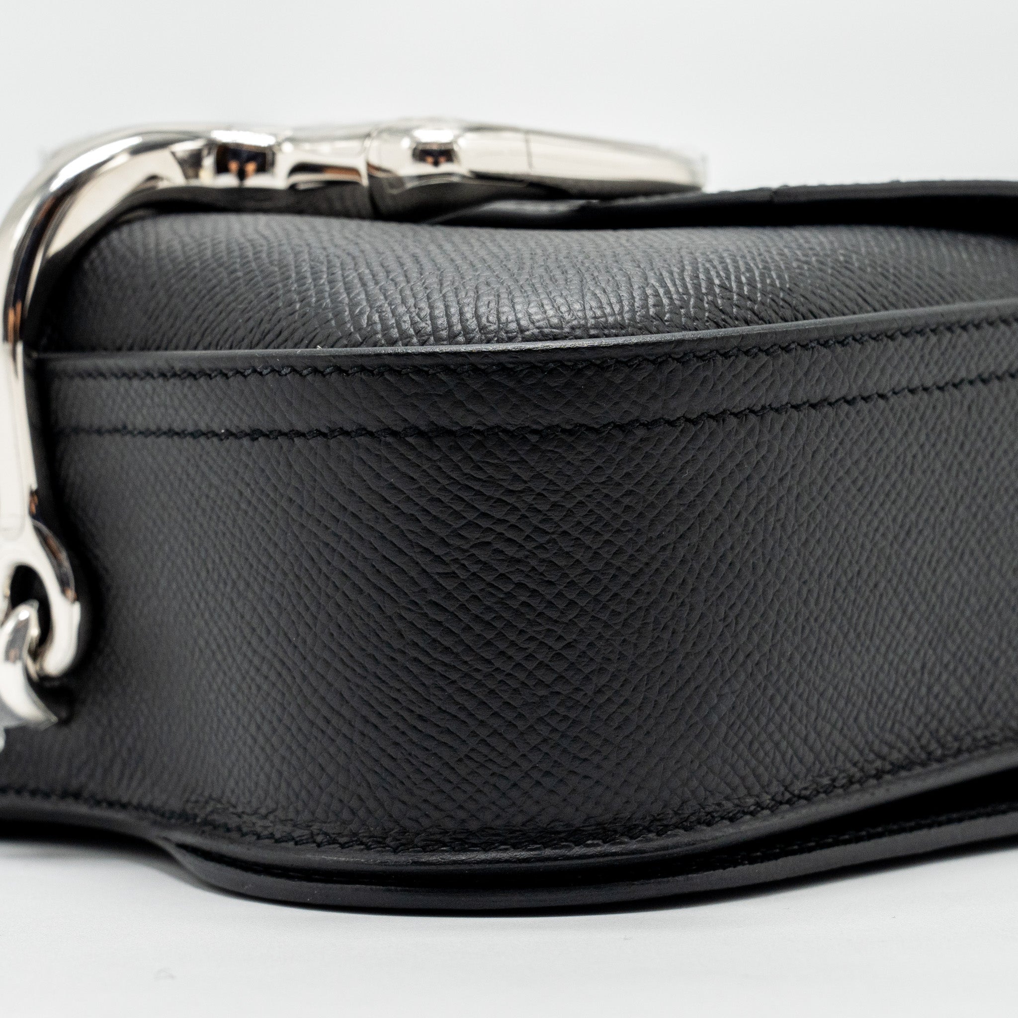 HERMES DELLA CAVALLERIA MINI BAG EPSOM BLACK SHW