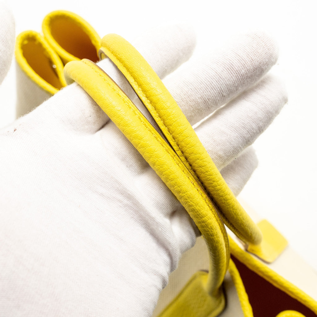 HERMES GARDEN PARTY 30 CANVAS / NEGONDA CITRON/LIME SHW