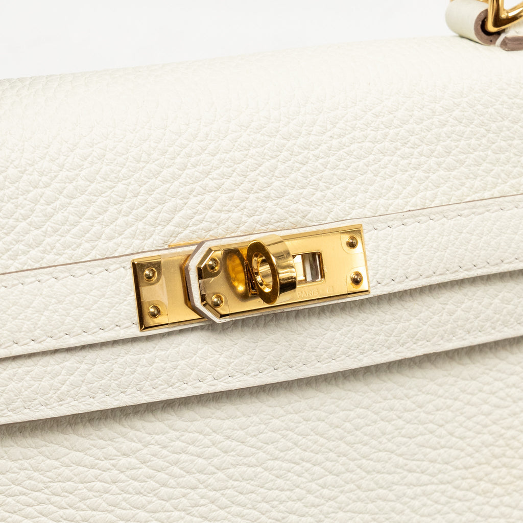 Hermes Kelly 25 Togo Mushroom GHW