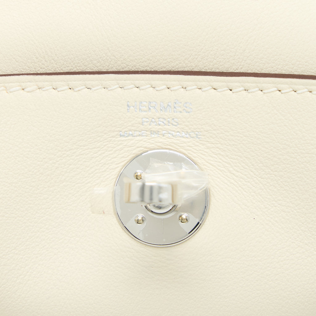 Hermes Mini Lindy Swift Nata/Sesame SHW