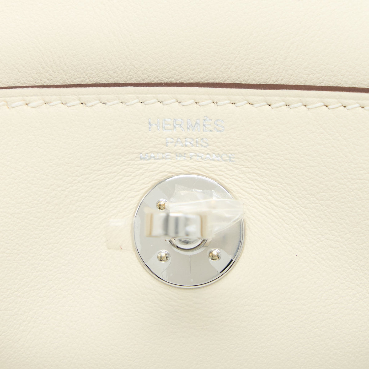 Hermes Mini Lindy Swift Nata/Sesame SHW