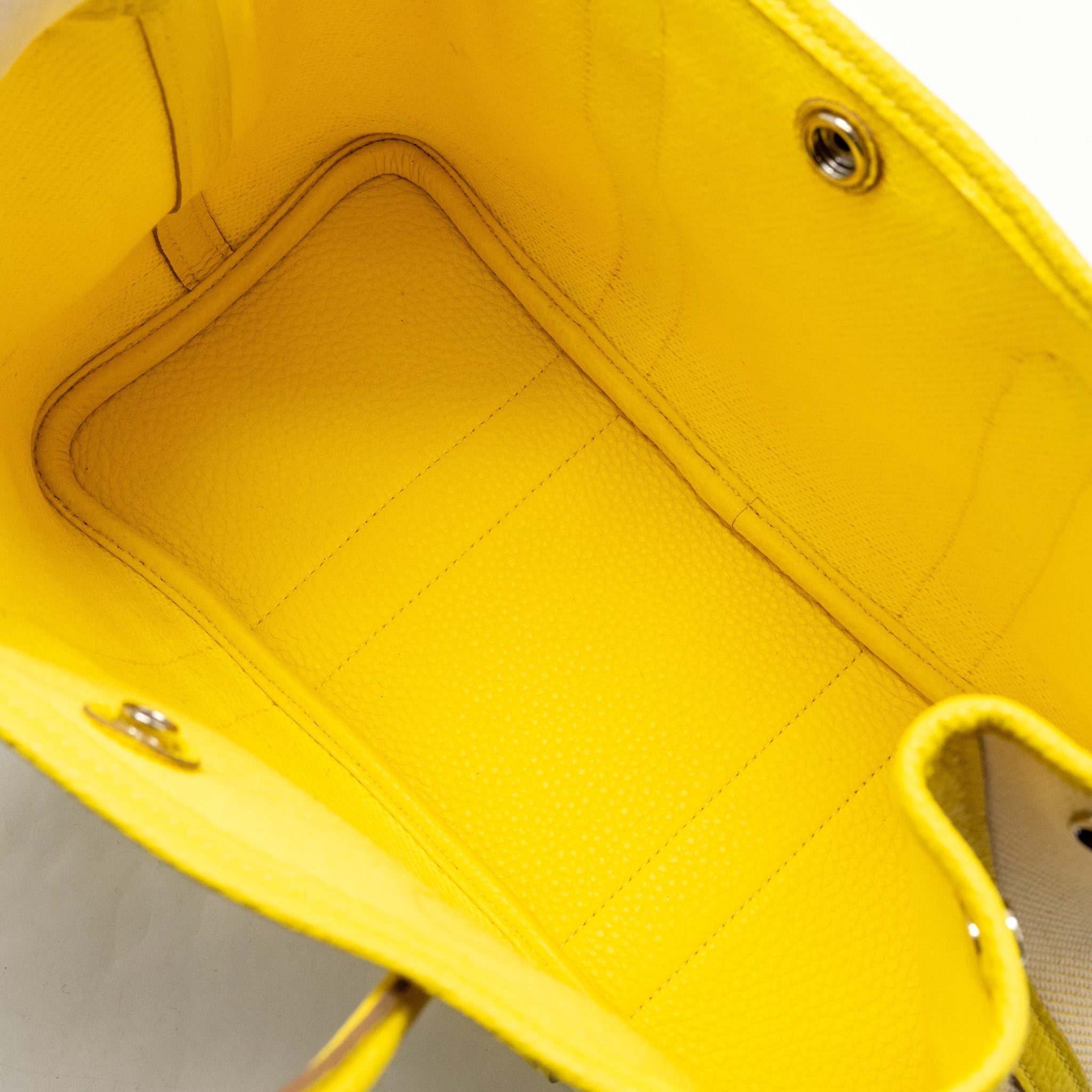 HERMES GARDEN PARTY 30 CANVAS / NEGONDA CITRON/LIME SHW