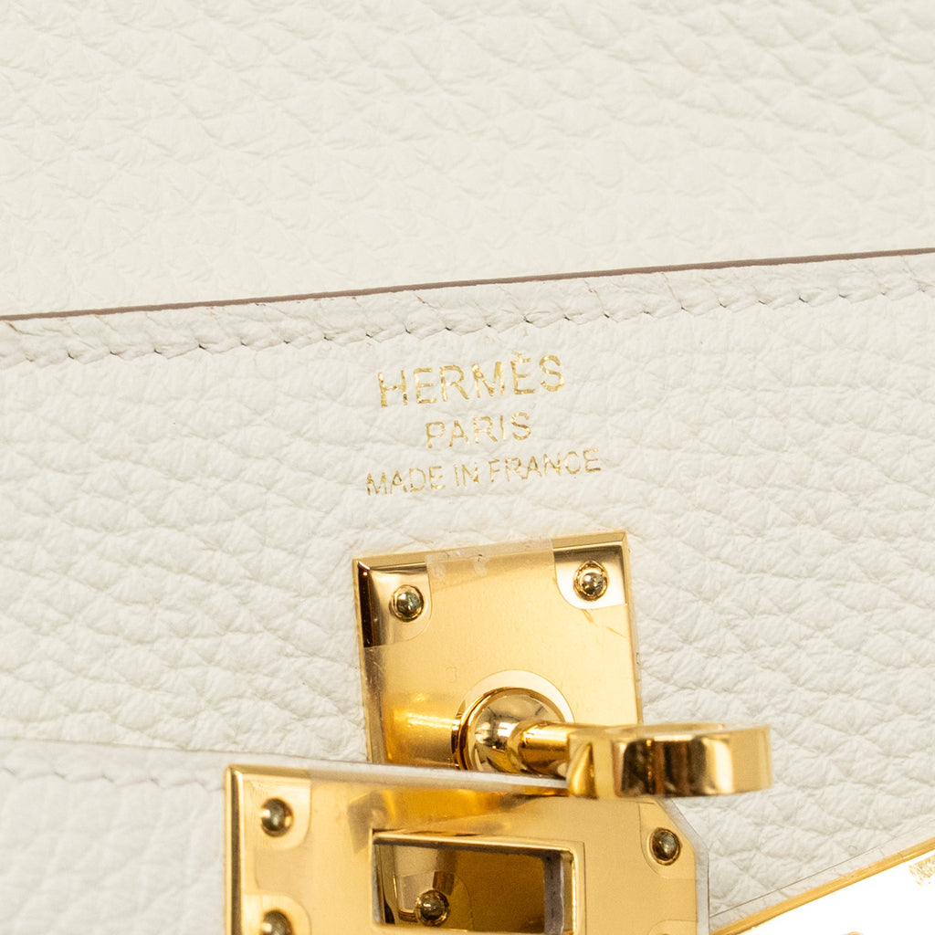 Hermes Kelly 25 Togo Mushroom GHW