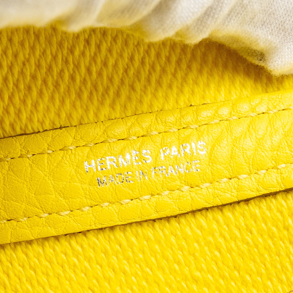 HERMES GARDEN PARTY 30 CANVAS / NEGONDA CITRON/LIME SHW