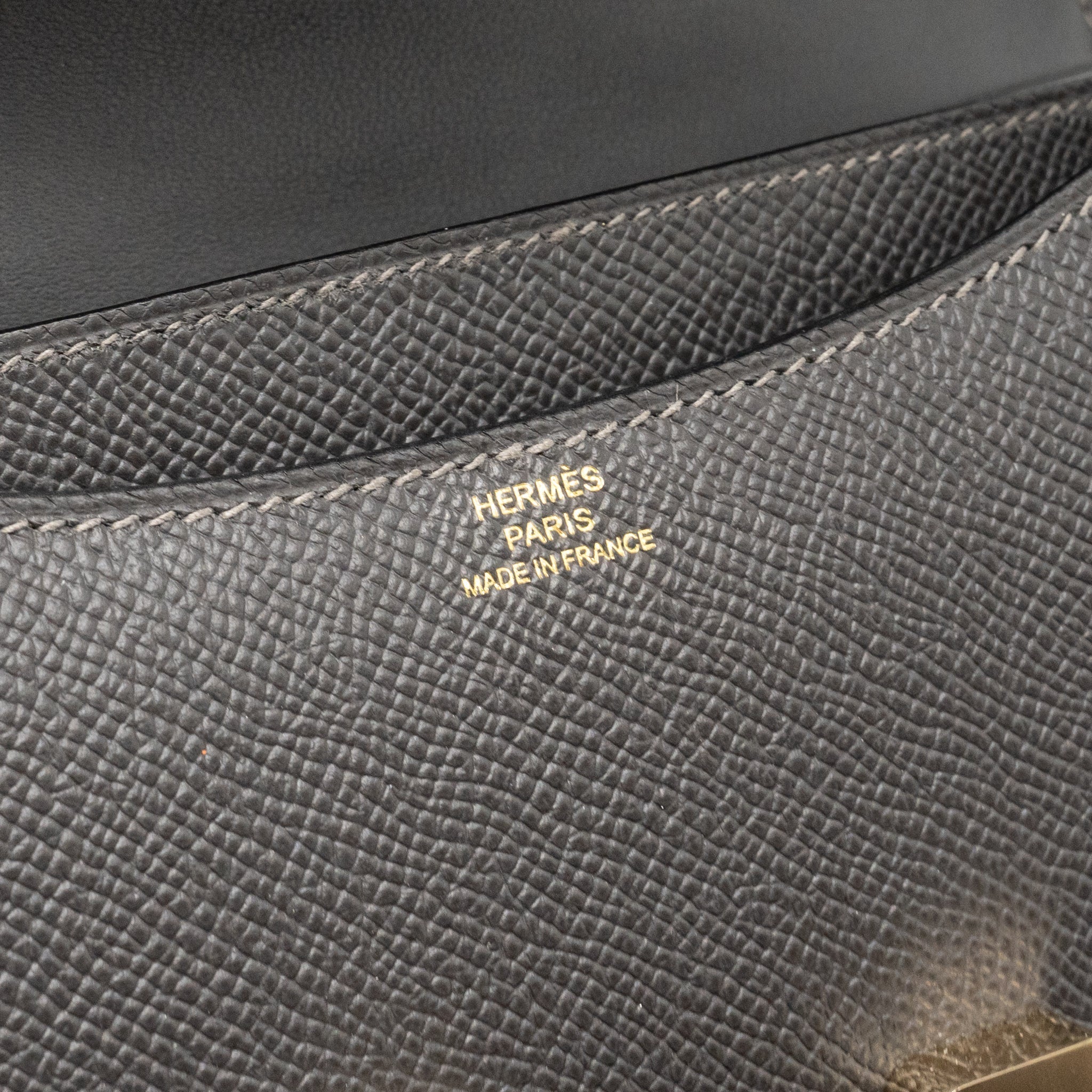 HERMES MINI CONSTANCE EPSOM GRAPHITE LGHW
