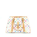 LOUIS VUITTON AURELIA SHOULDER BAG WHITE MULTICOLOUR MONOGRAM CANVAS GHW
