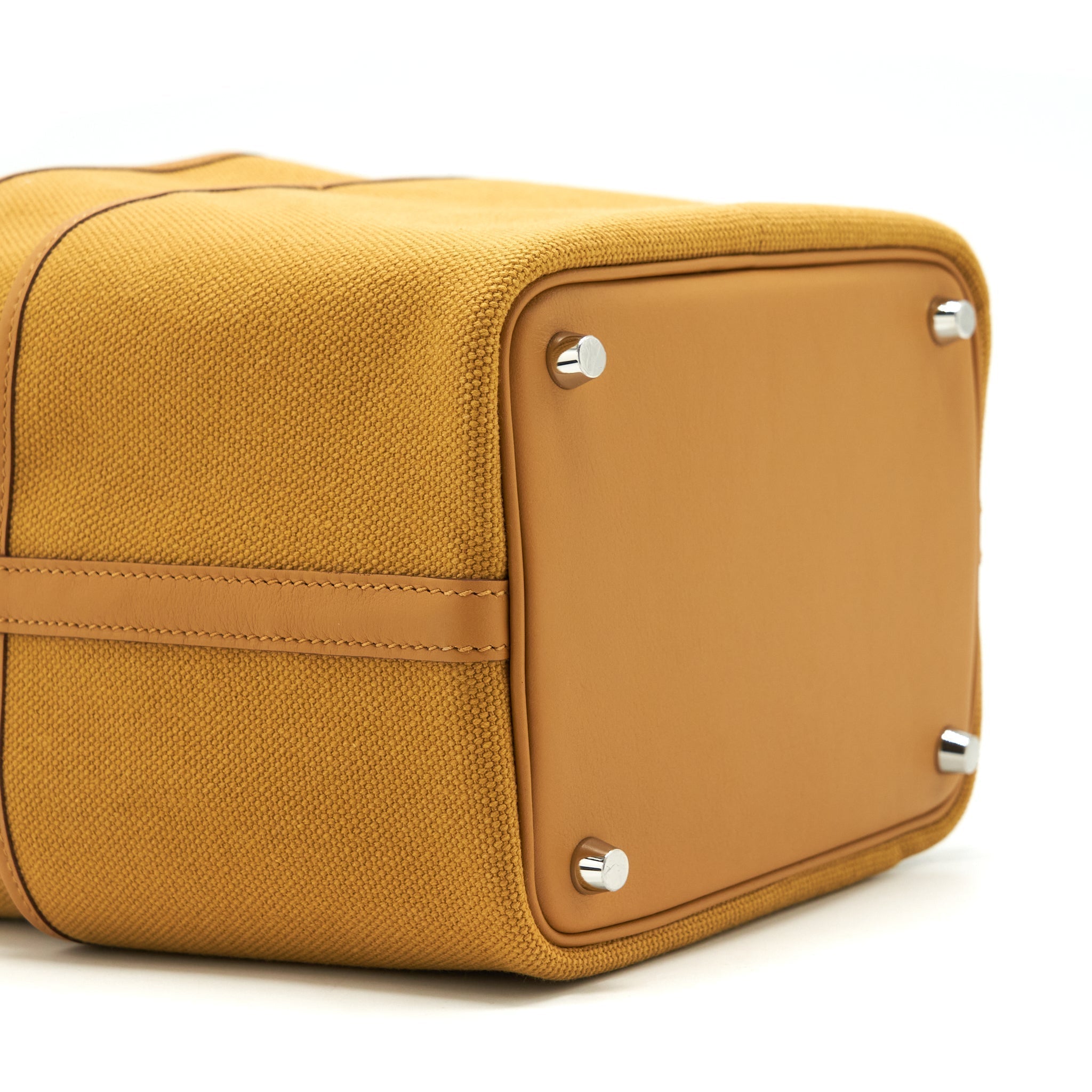 HERMES PICOTIN CARGO 18 SWIFT AND TOILE CANVAS DESERT/SESAME SHW