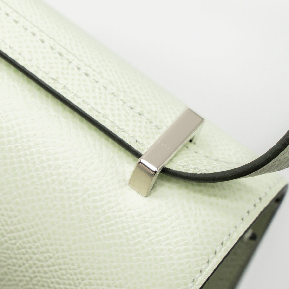 Hermes Mini Constance Epsom Vert Fizz SHW (New Version)