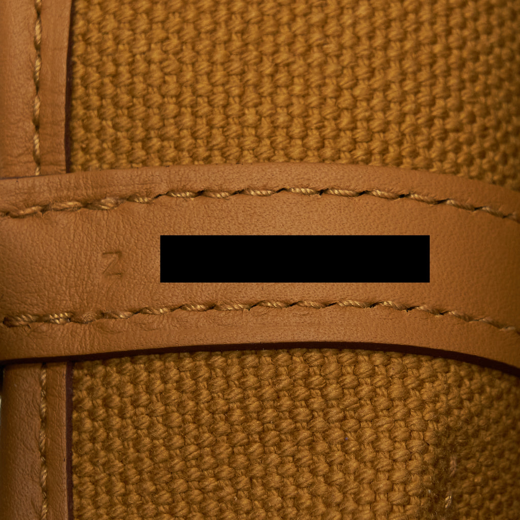 HERMES PICOTIN CARGO 18 SWIFT AND TOILE CANVAS DESERT/SESAME SHW