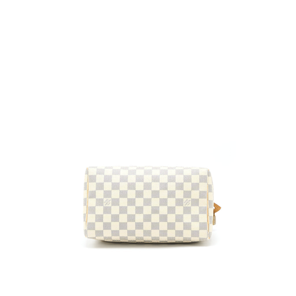 LOUIS VUITTON SPEEDY 25 DAMIER AZUR CANVAS GHW