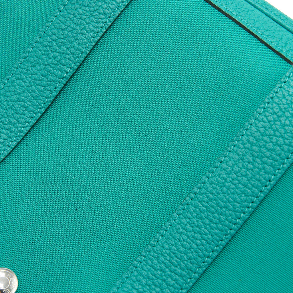 Hermes Garden Party 30 Canvas/Negonda Green SHW