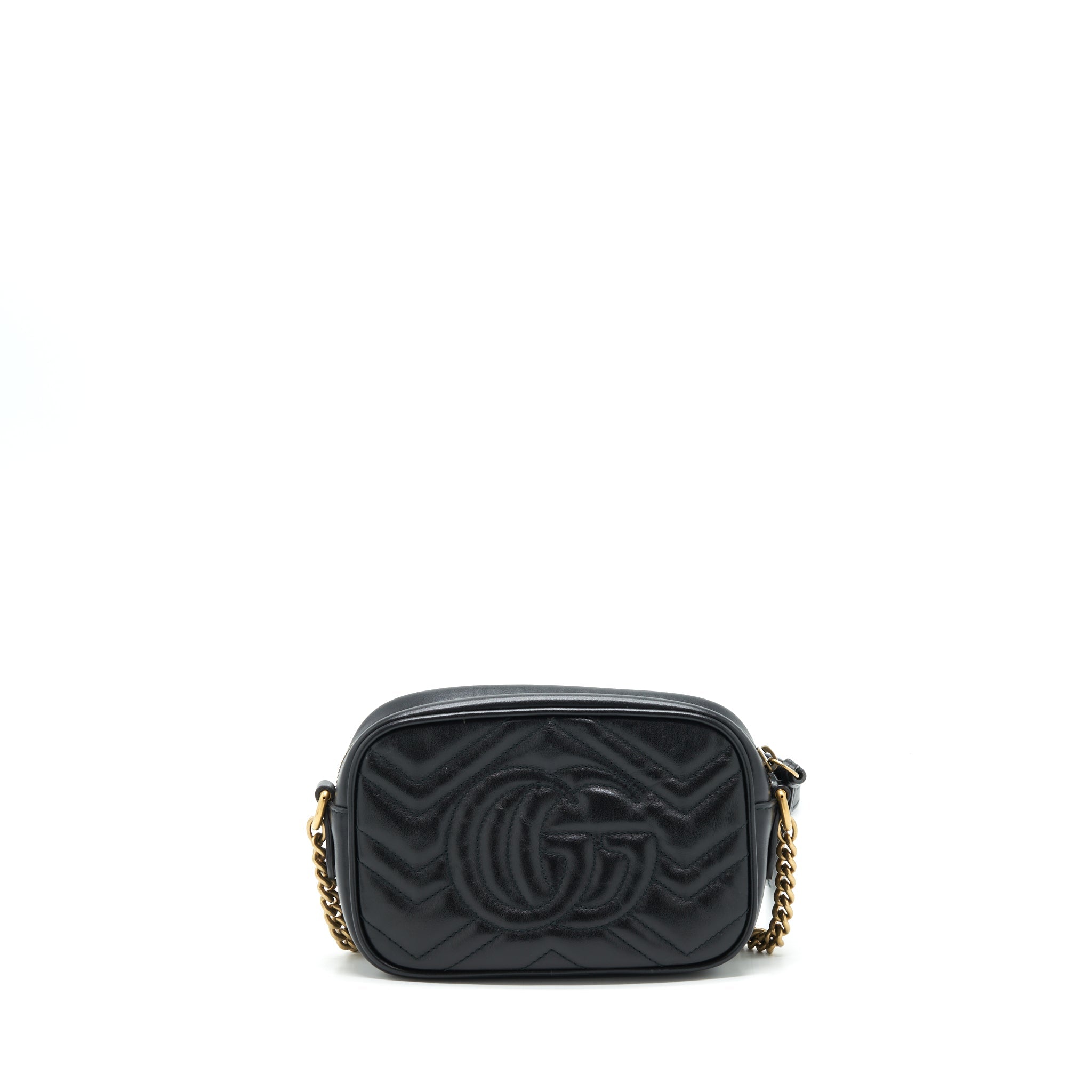 GUCCI MARMONT CAMERA BAG BLACK GHW
