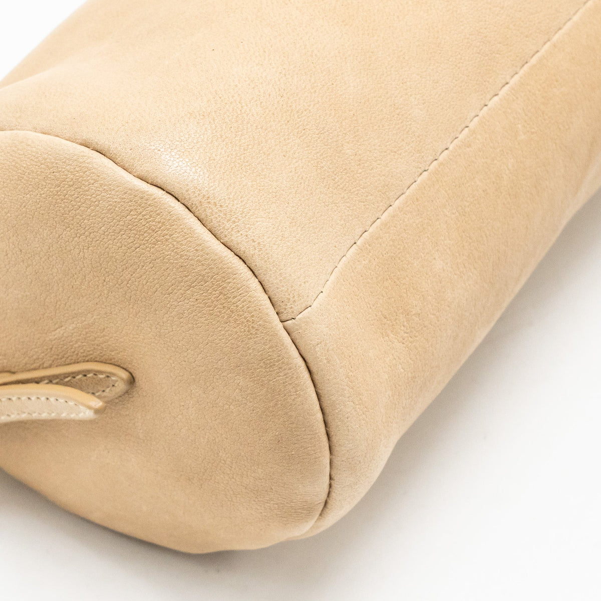 Miu Miu Clutch Bag Nappa Leather Beige GHW