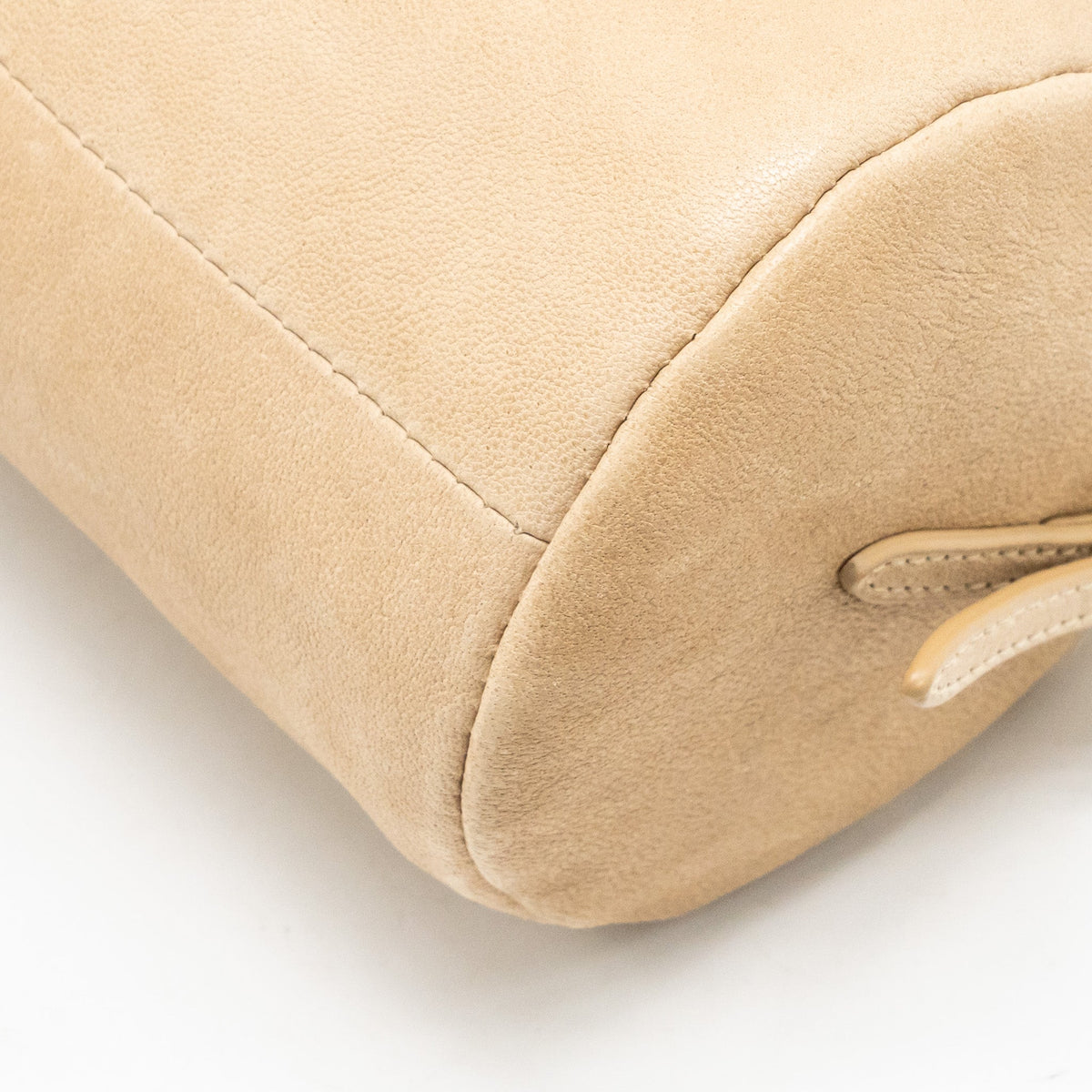 Miu Miu Clutch Bag Nappa Leather Beige GHW