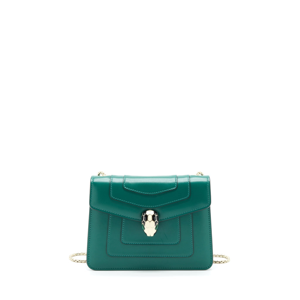 BVLGARI SERPENTI FOREVER CROSSBODY GREEN