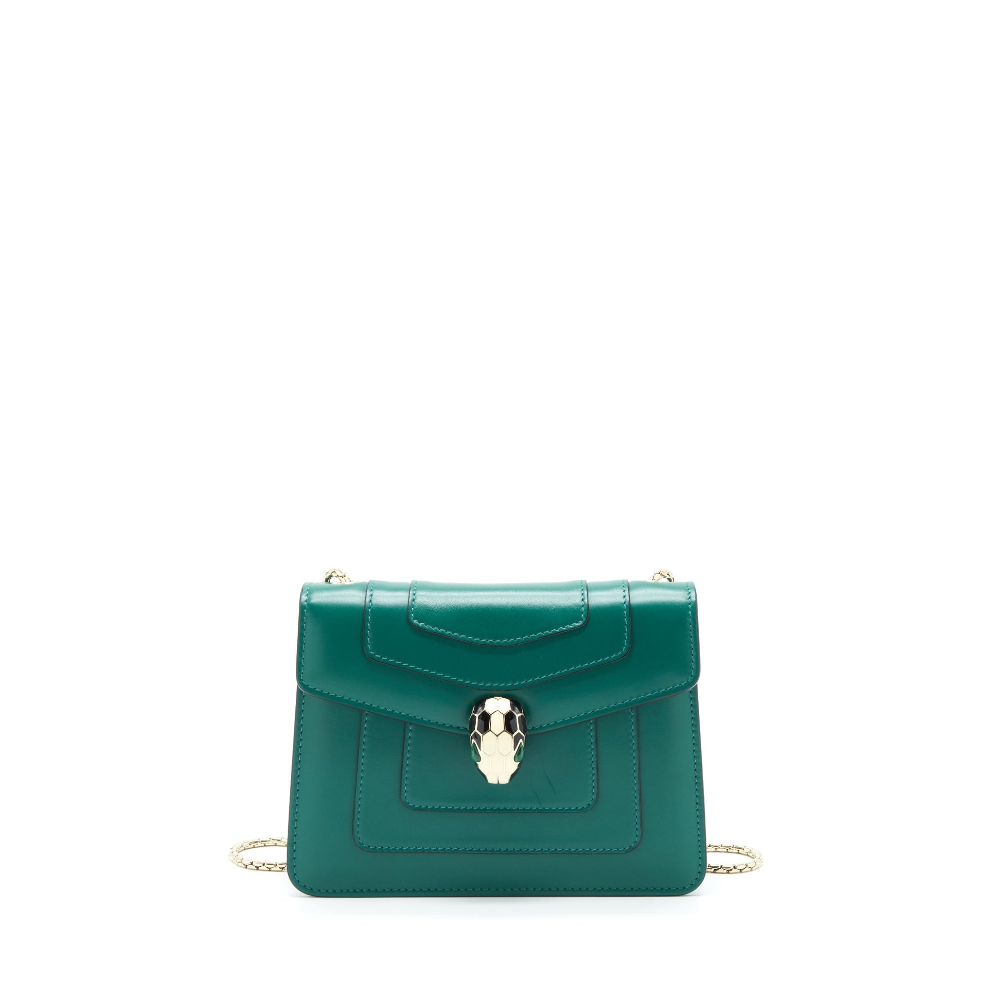 BVLGARI SERPENTI FOREVER CROSSBODY GREEN