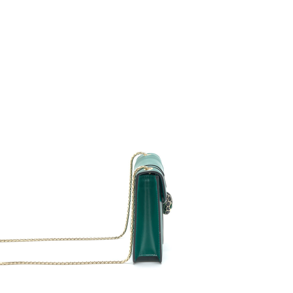 BVLGARI SERPENTI FOREVER CROSSBODY GREEN