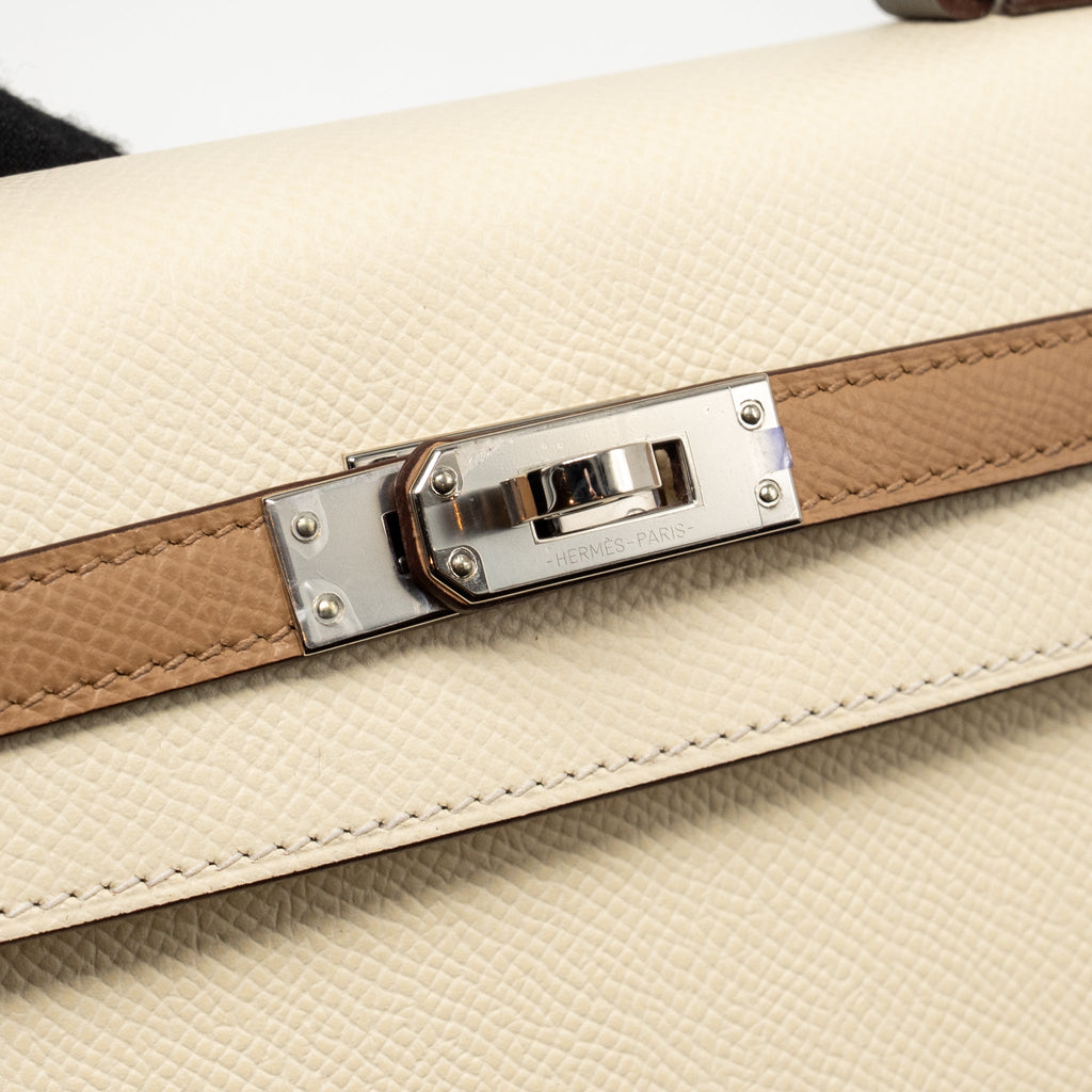 HERMES KELLY 25 EPSOM NATA/CHAI/GRIS MEYER SHW