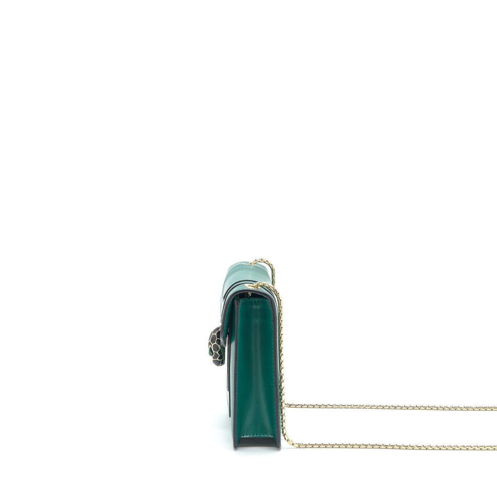 BVLGARI SERPENTI FOREVER CROSSBODY GREEN
