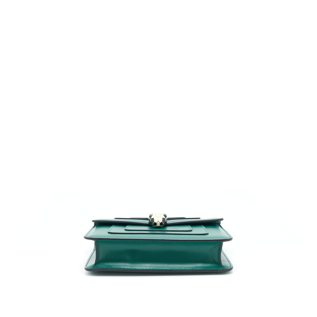 BVLGARI SERPENTI FOREVER CROSSBODY GREEN