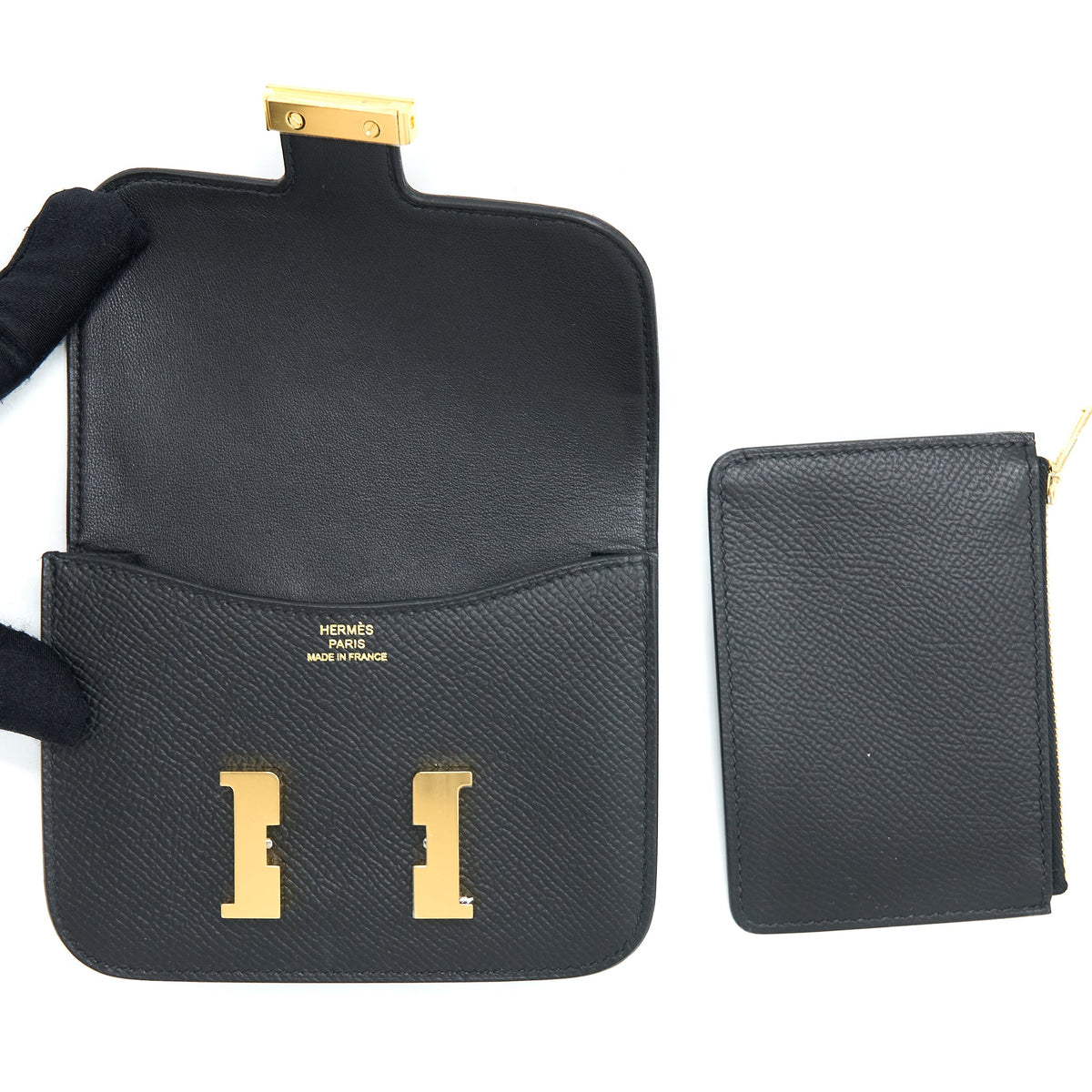 Hermes Constance Slim Epsom Black GHW