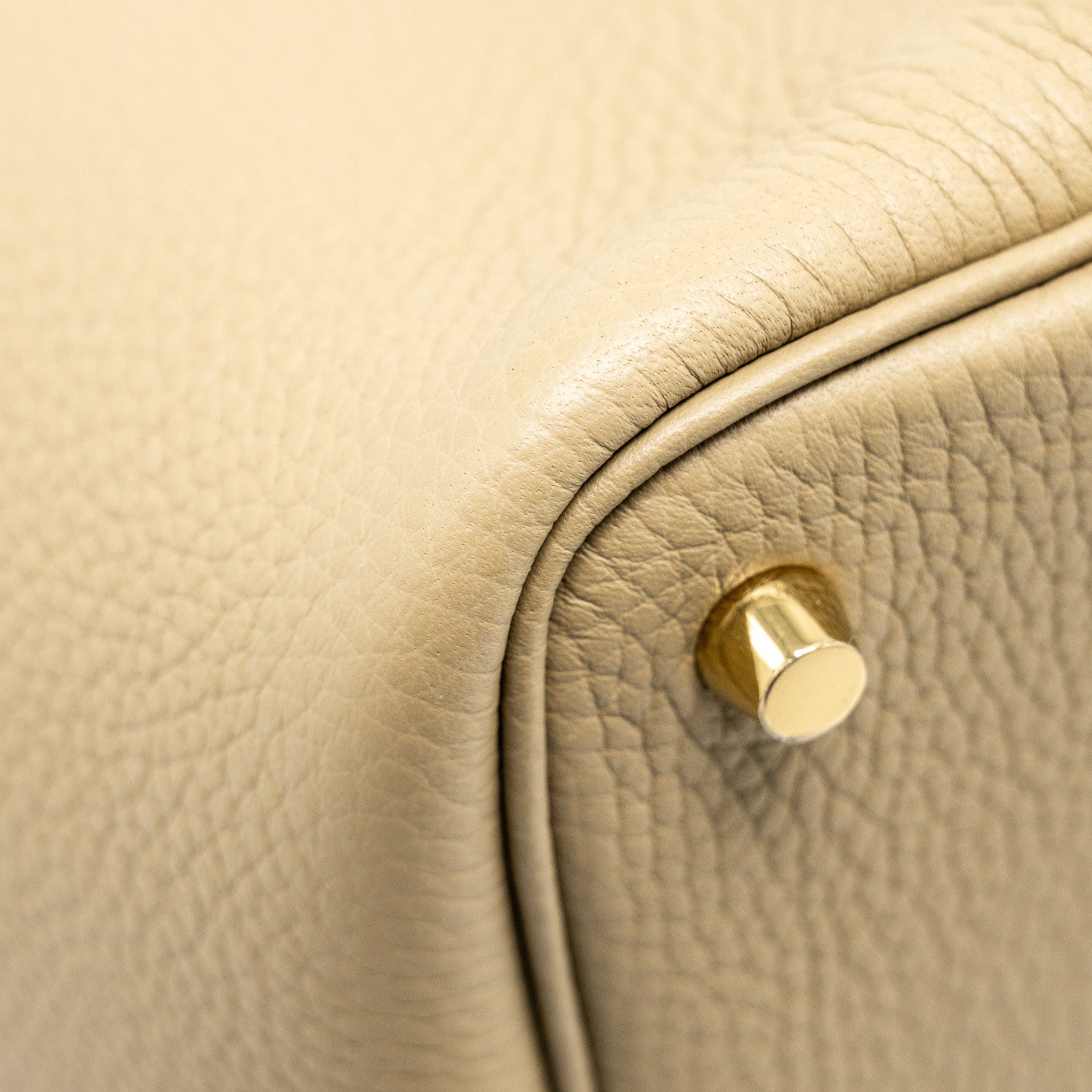 HERMES PICOTIN 18 LOCK BAG CLEMENCE BEIGE MARFA GHW