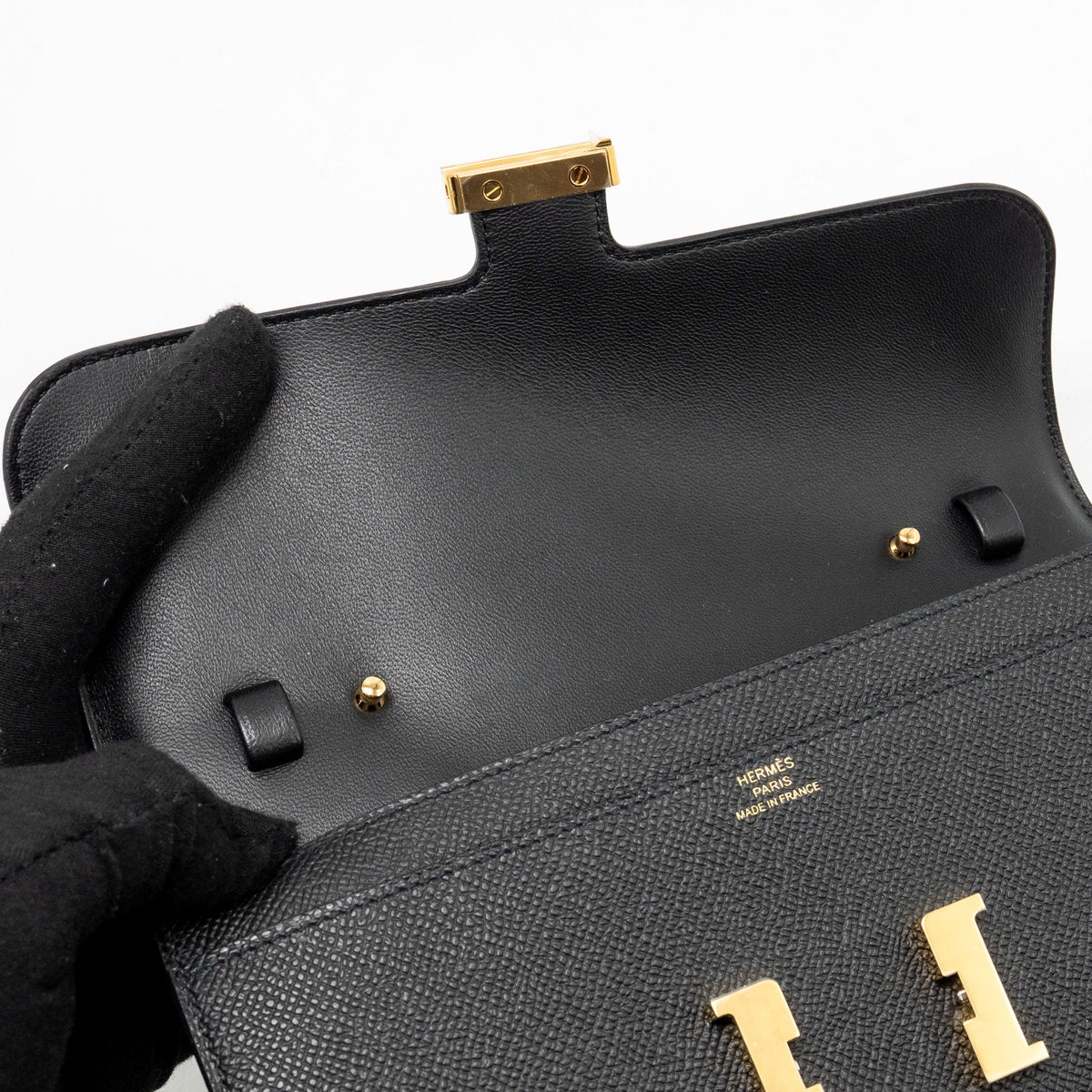 Hermes Constance to Go Epsom Black GHW