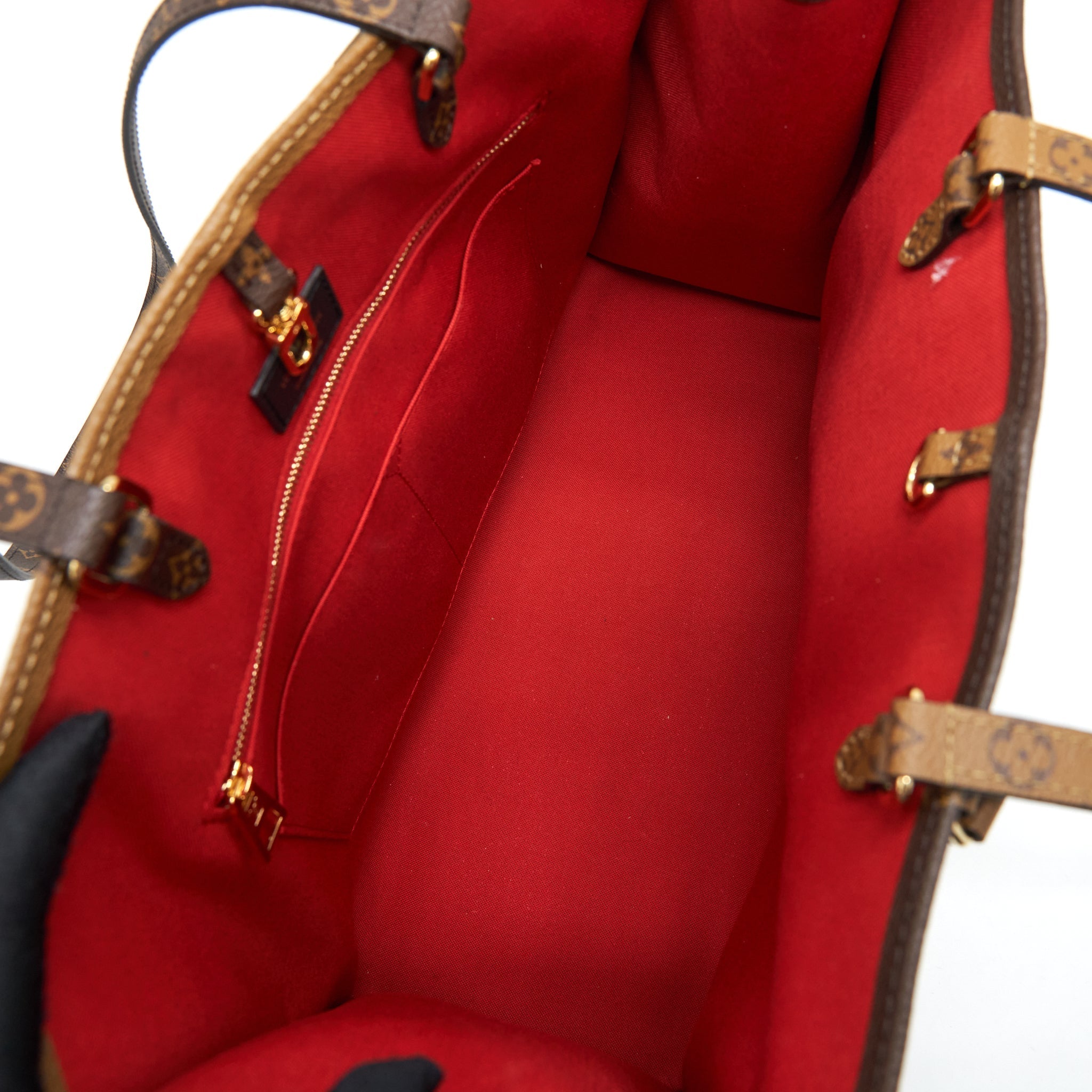 LOUIS VUITTON ON-THE-GO GM MONOGRAM REVERSE CANVAS YEAR 2019