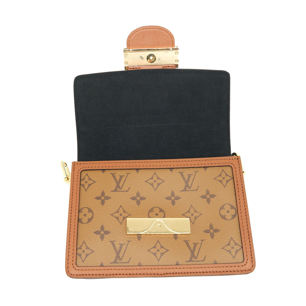 LOUIS VUITTON MINI DAUPHINE MONOGRAM REVERSE CANVAS YEAR 2019