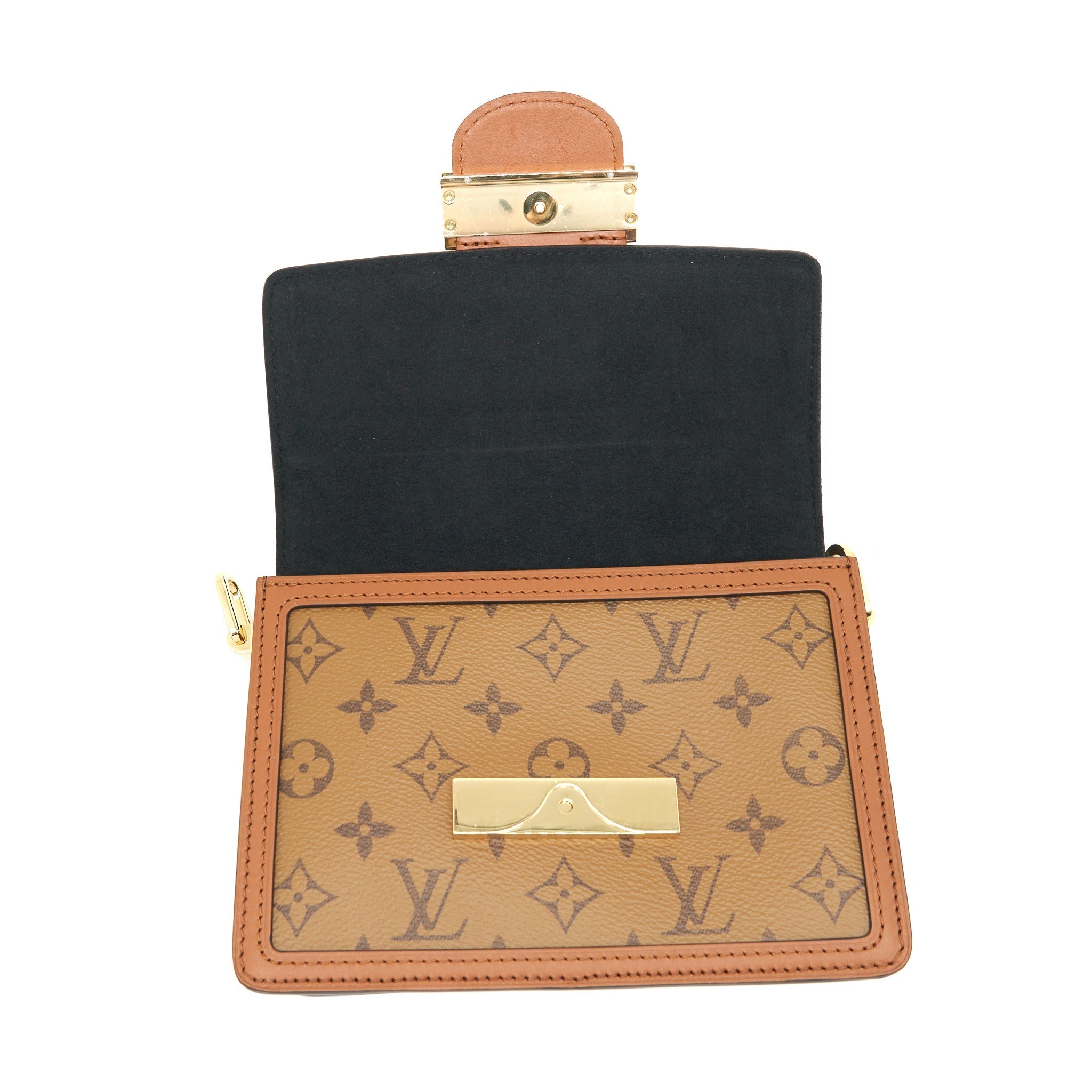 LOUIS VUITTON MINI DAUPHINE MONOGRAM REVERSE CANVAS YEAR 2019