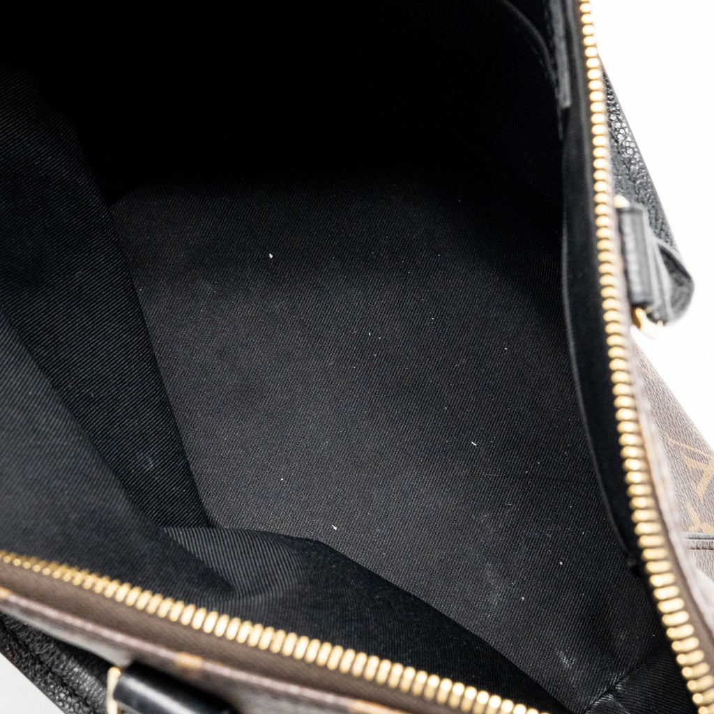 LOUIS VUITTON TOURNELLE PM MONOGRAM CANVAS BLACK GHW