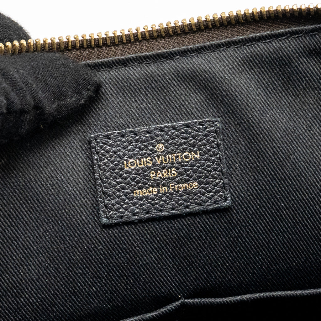LOUIS VUITTON TOURNELLE PM MONOGRAM CANVAS BLACK GHW