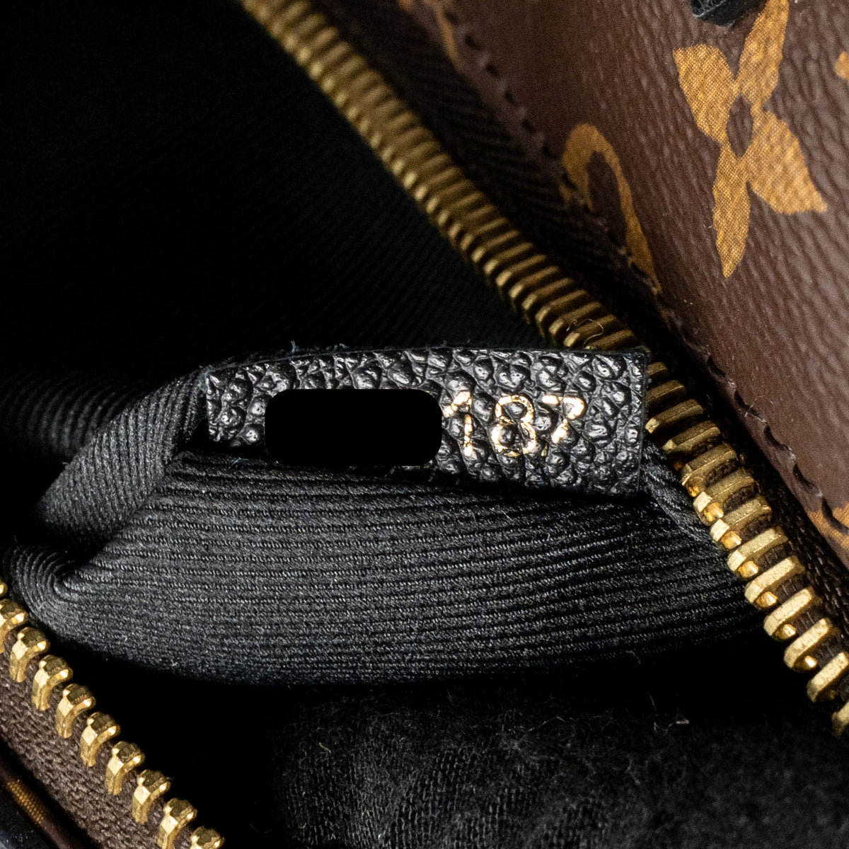 LOUIS VUITTON TOURNELLE PM MONOGRAM CANVAS BLACK GHW