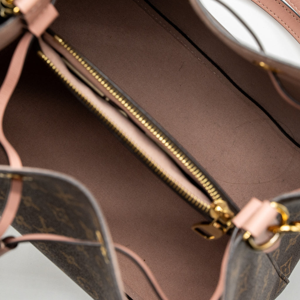 LOUIS VUITTON NEONOE MM MONOGRAM CANVAS ROSE POUDRE GHW