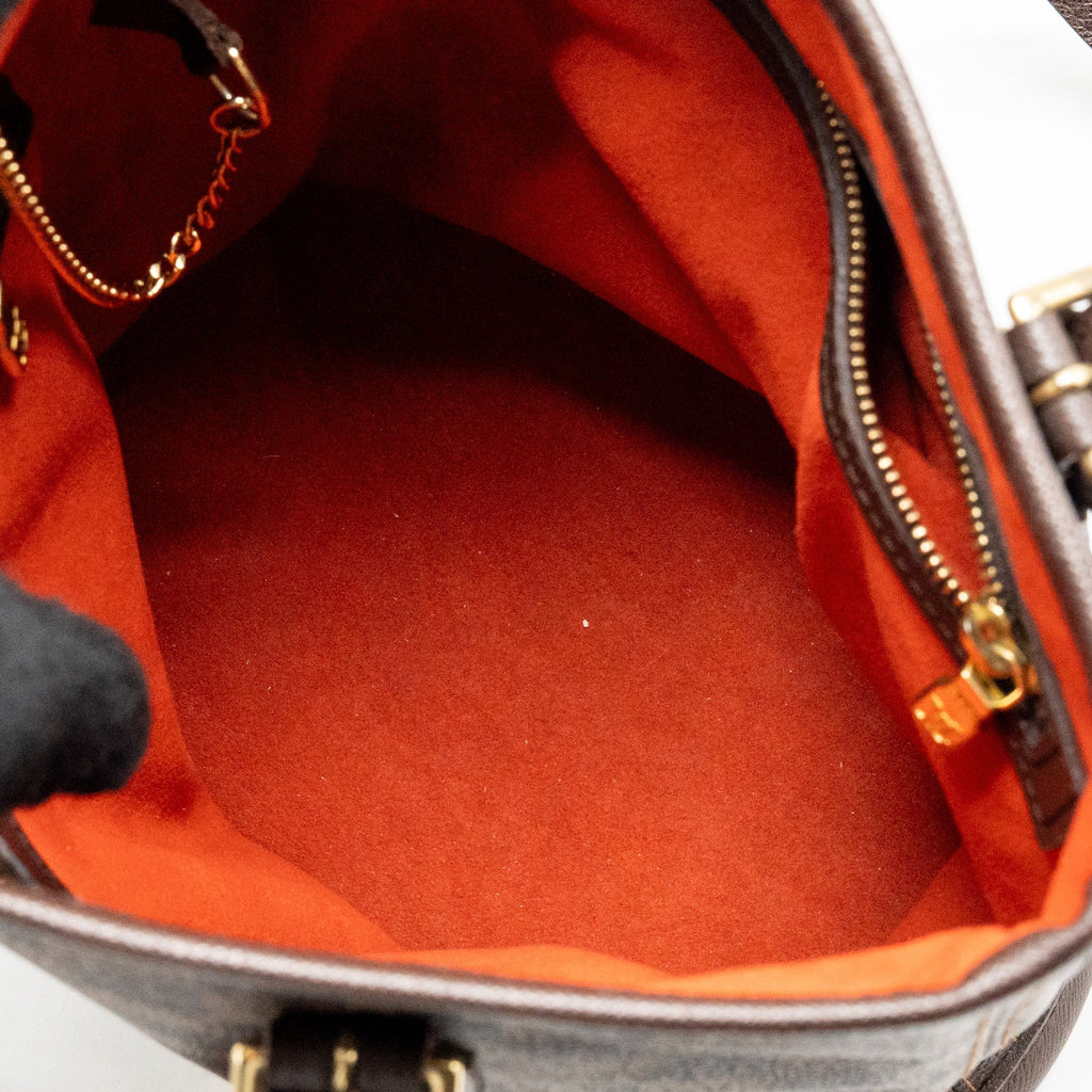 LOUIS VUITTON MARAIS BUCKET BAG DAMIER EBENE GHW