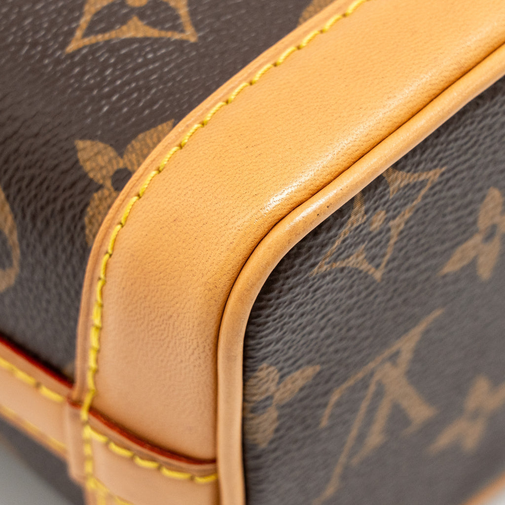 LOUIS VUITTON NANO NOE MONOGRAM CANVAS GHW