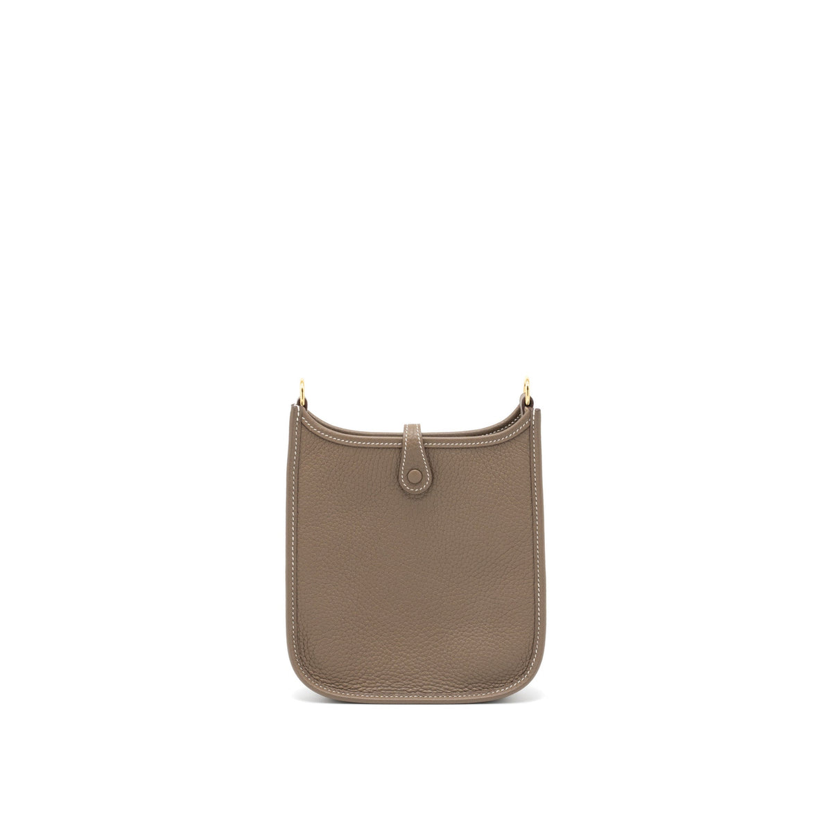 Hermes Mini Evelyne Clemence Etoupe GHW