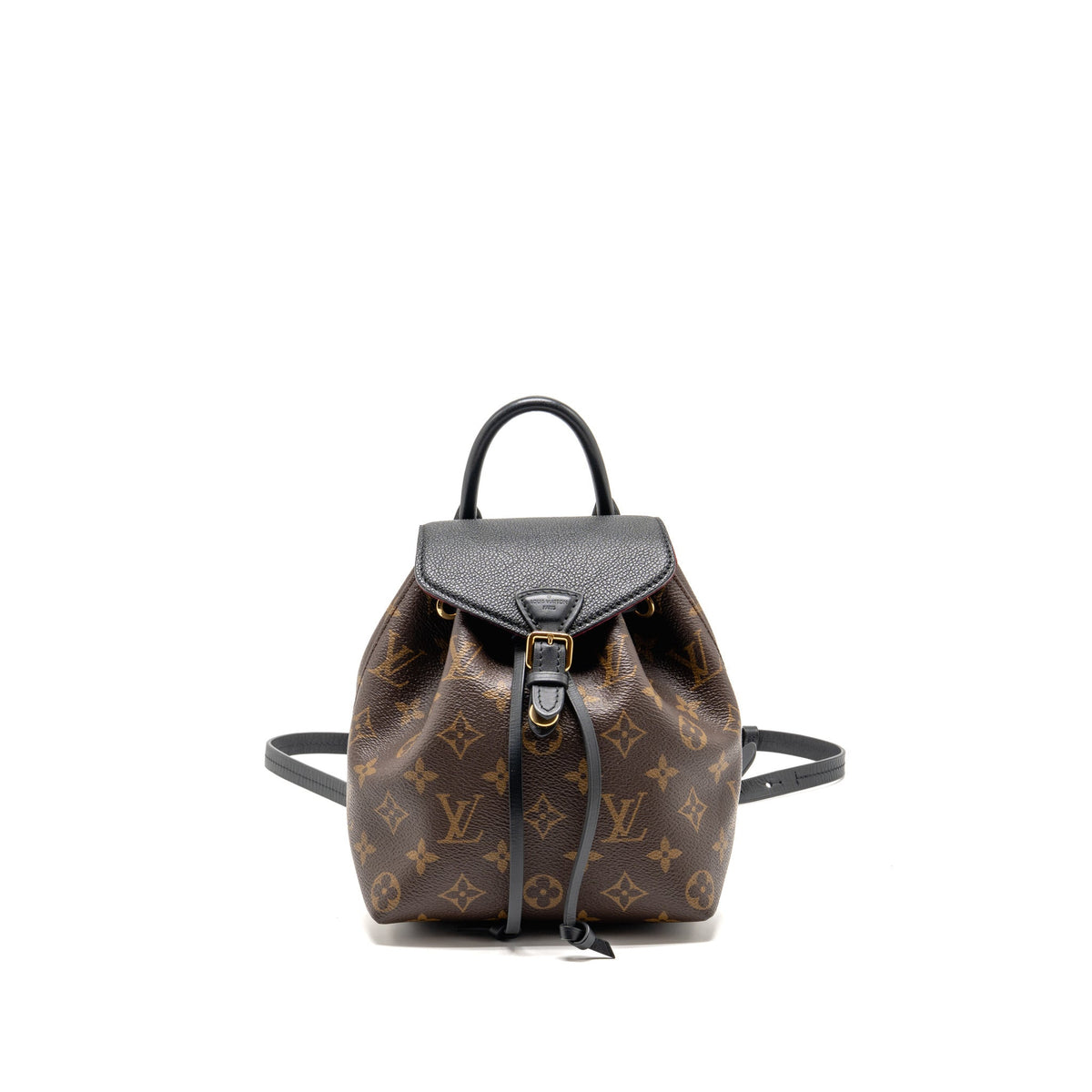 Louis Vuitton Montsouris BB Backpack Monogram Canvas BLACK GHW