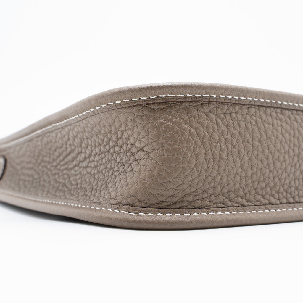 Hermes Mini Evelyne Clemence Etoupe GHW