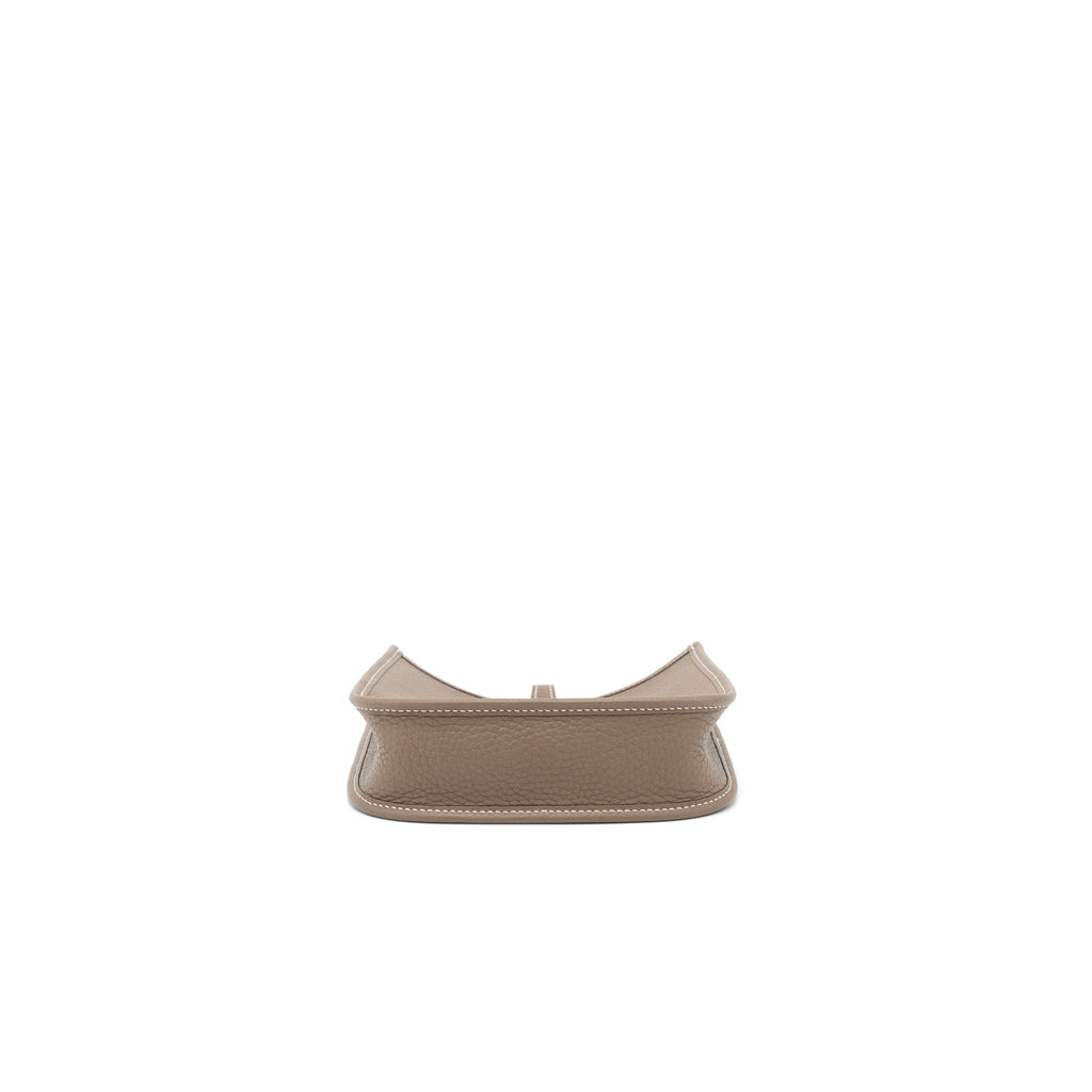 Hermes Mini Evelyne Clemence Etoupe GHW
