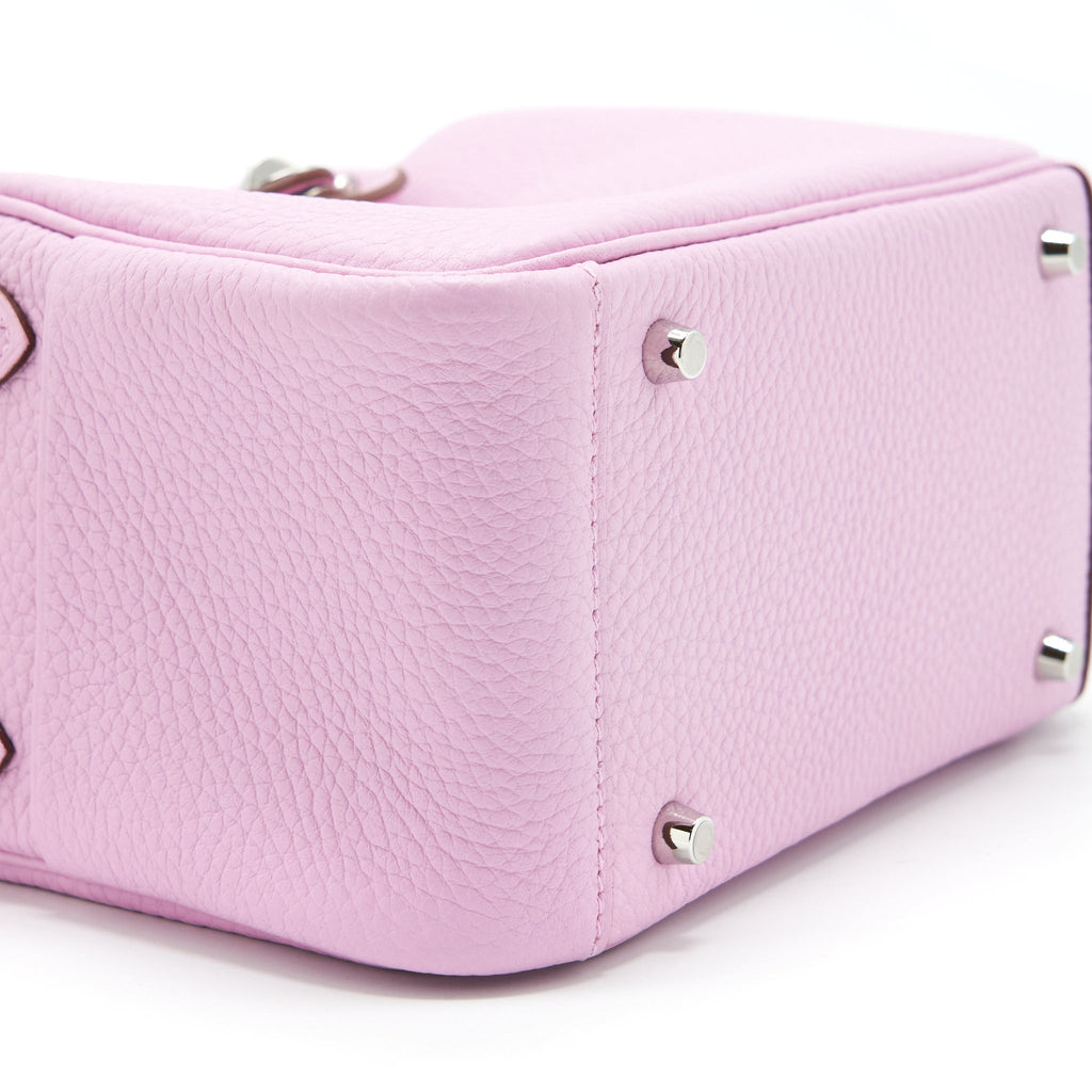 HERMES MINI LINDY CLEMENCE X9 MAUVE SYLVESTRE SHW