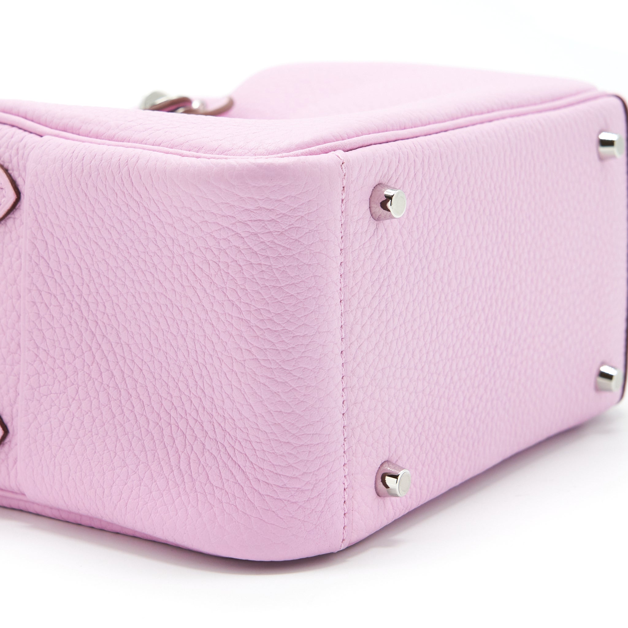 HERMES MINI LINDY CLEMENCE X9 MAUVE SYLVESTRE SHW