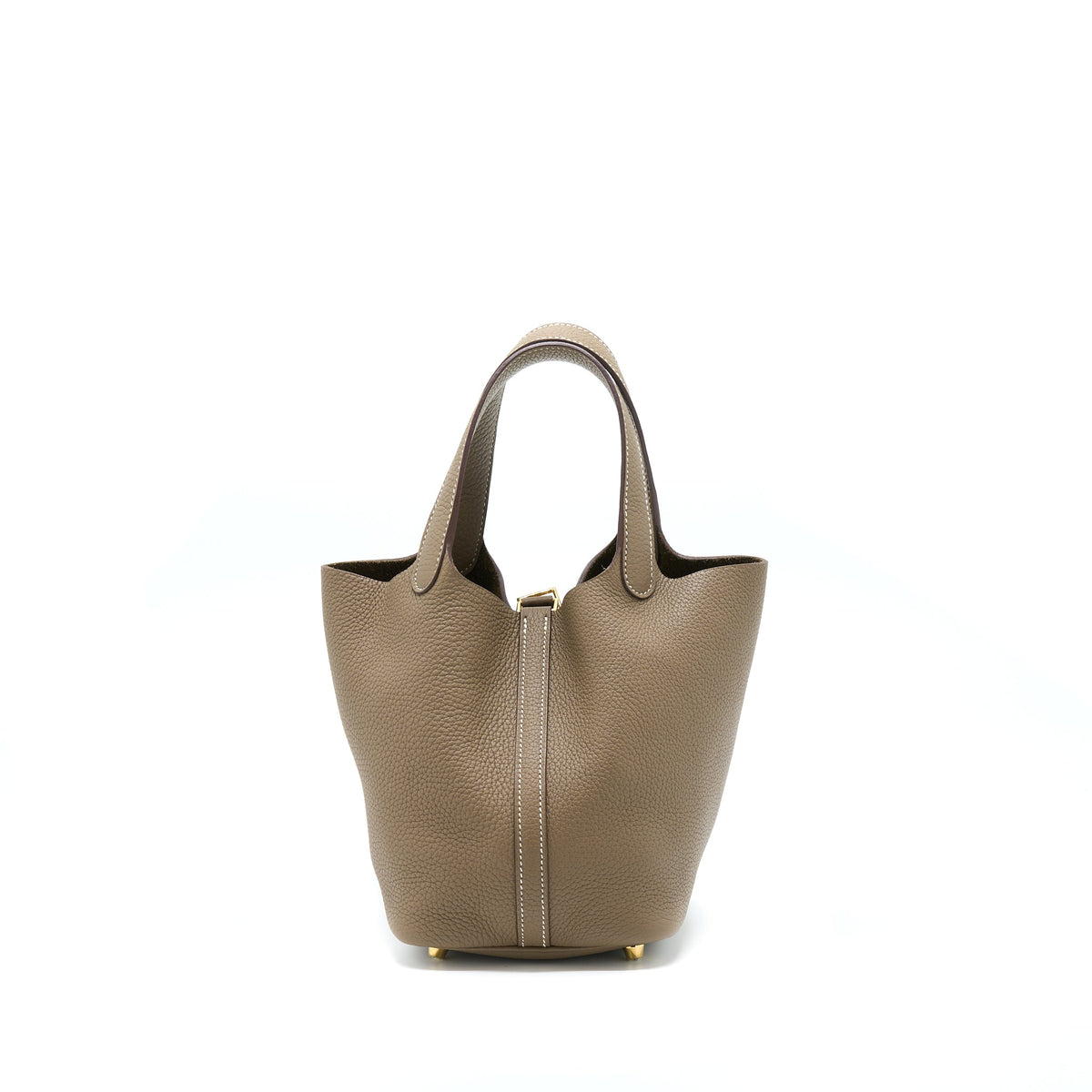 Hermes Picotin 18 Lock Bag Etoupe GHW