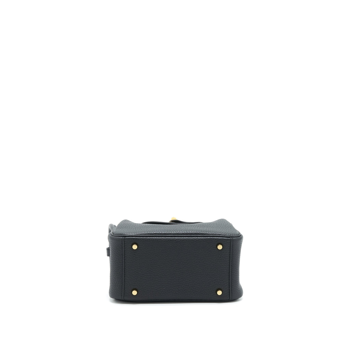 Hermes Mini Lindy Clemence Black GHW
