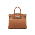 HERMES BIRKIN 30 TOGO LEATHER GOLD WITH SHW