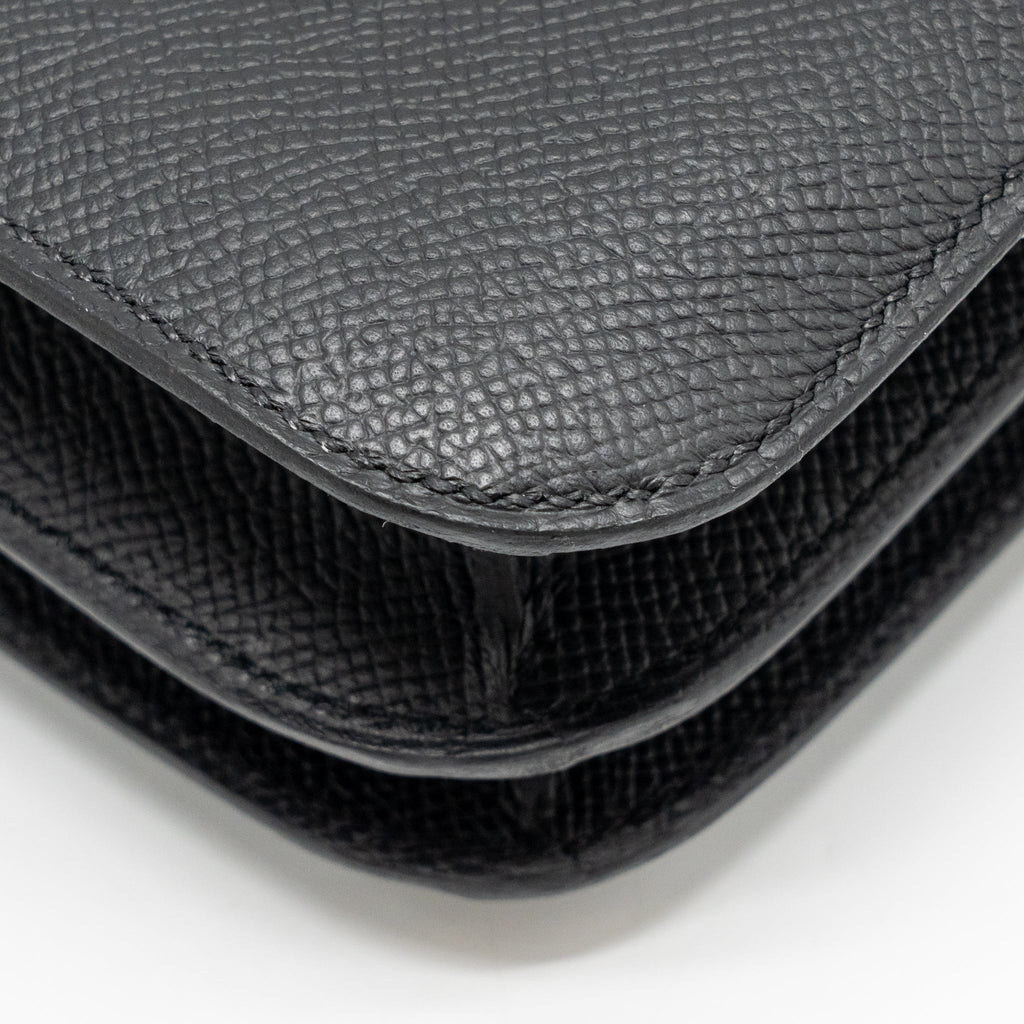 Hermes Mini Constance epsom black GHW
