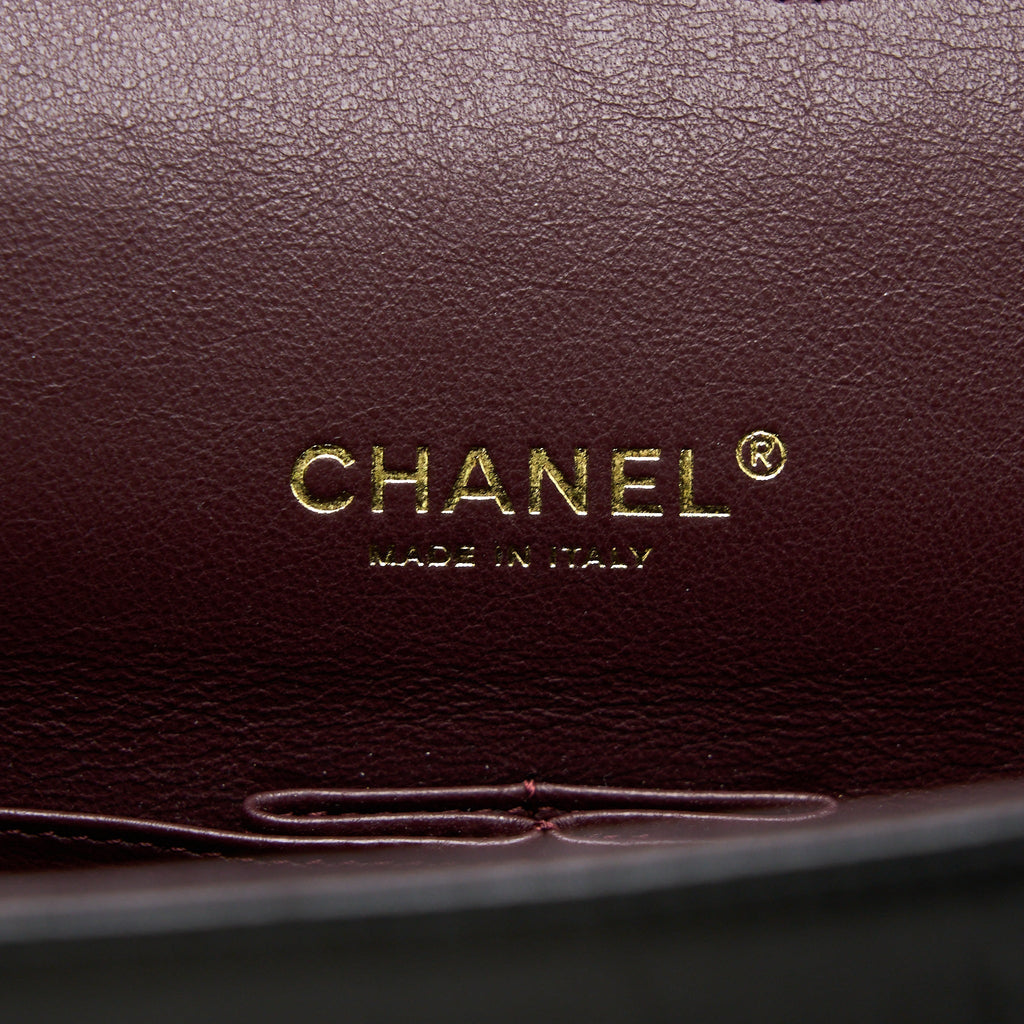 CHANEL MAXI CLASSIC DOUBLE FLAP BAG LAMBSKIN BLACK GHW