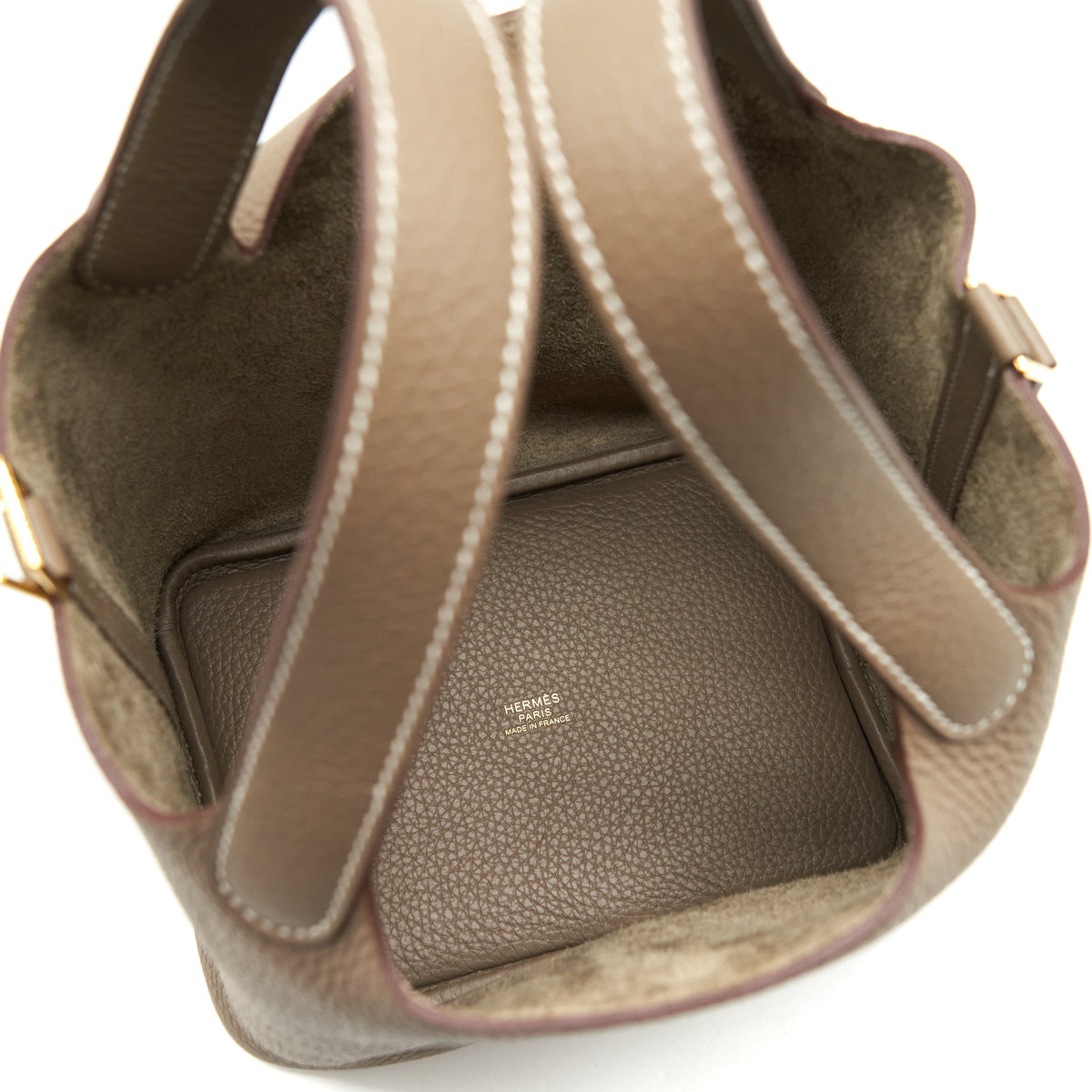 Hermes Picotin 18 Clemence Etoupe GHW